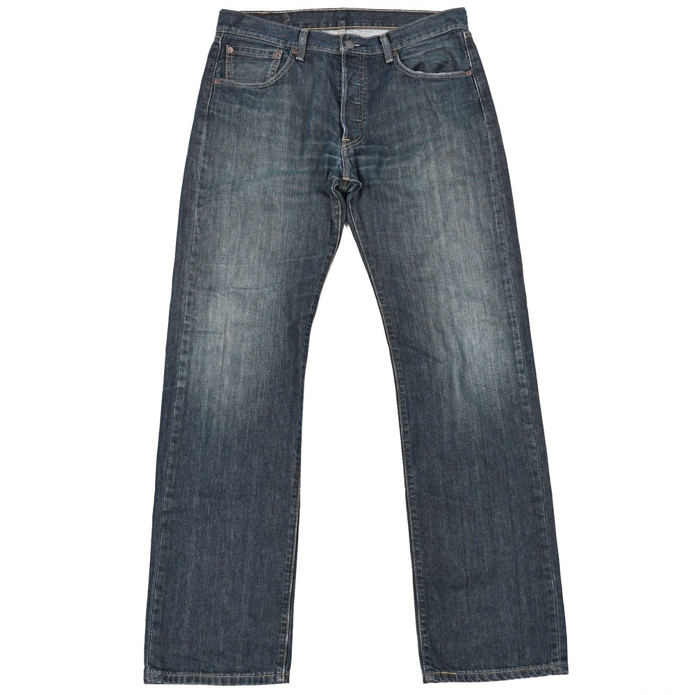 Levi's 501 Men's 34x34 (35x33.5) Medium Wash Button Fly Made In Mexico